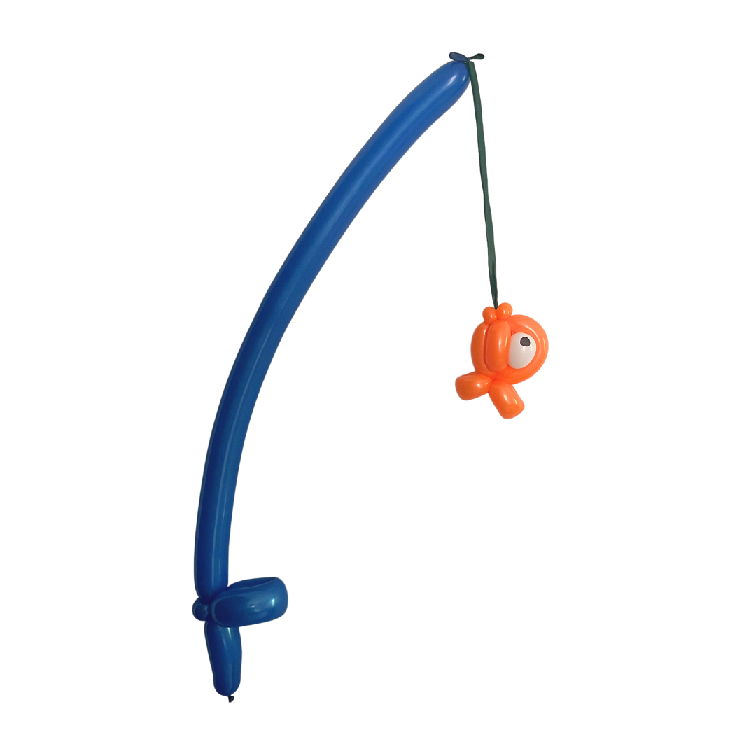 balloon fishing pole