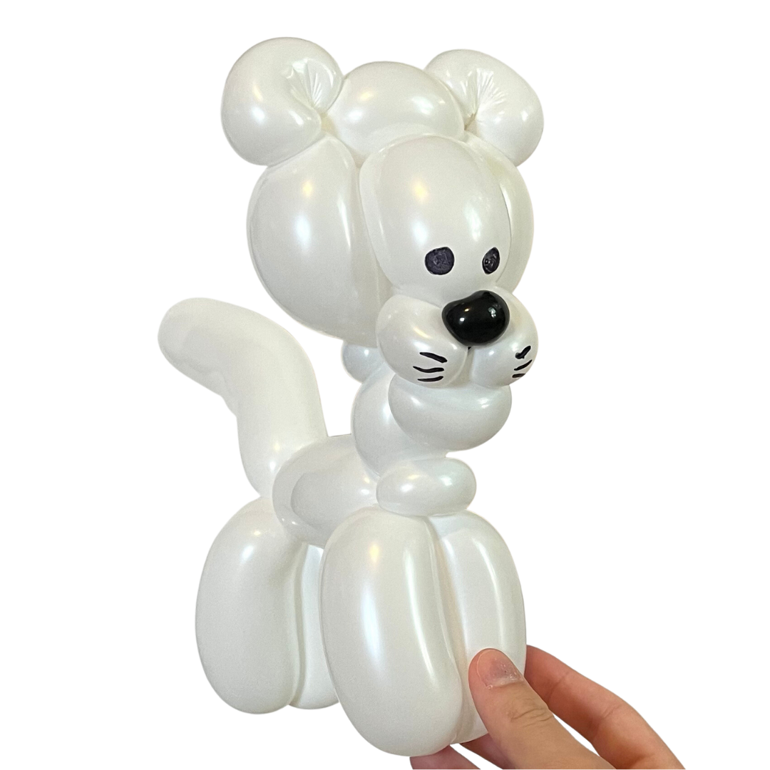 balloon snow leopard